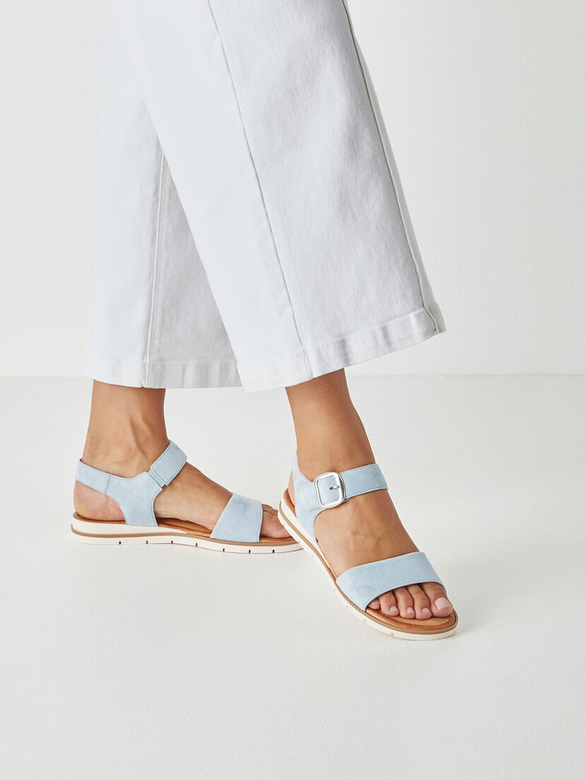 Leren Sandaal - blauw