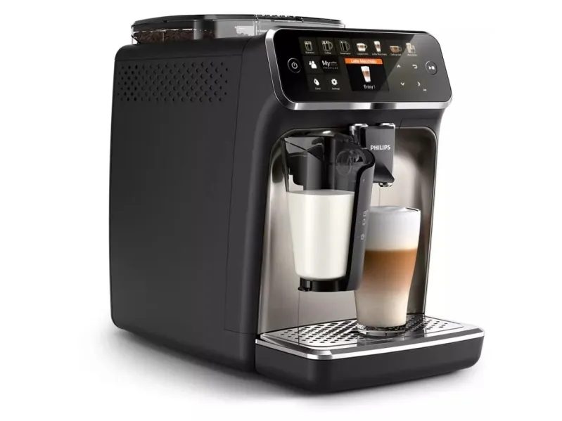 Philips 5500 series EP5547 - Automatisk kaffemaskine med capuccinatore - 15 bar - sort/krombelagt