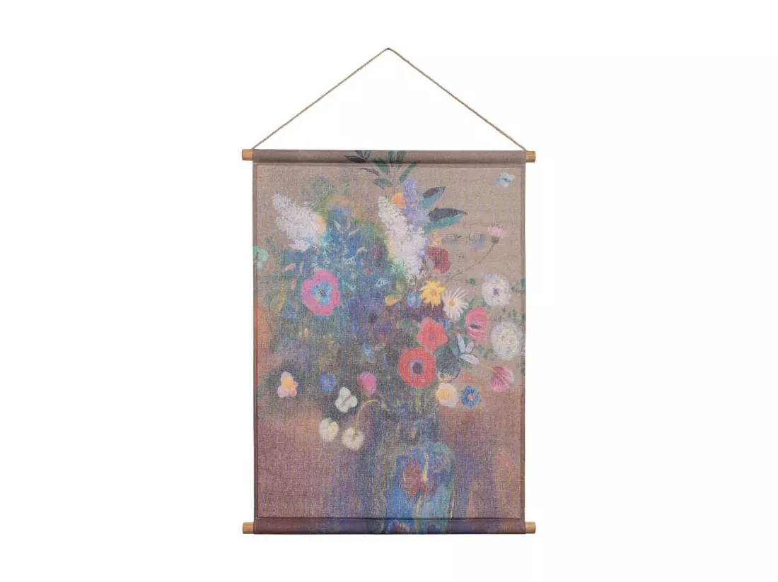 Toile imprimée en parchemin