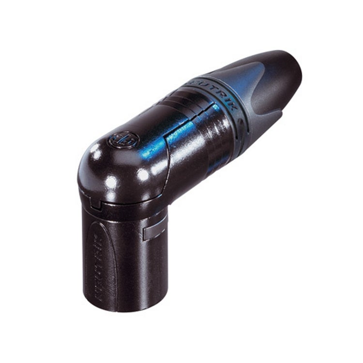 Neutrik NC3MRX-B XLR kabeldeel 3p male haaks, verguld