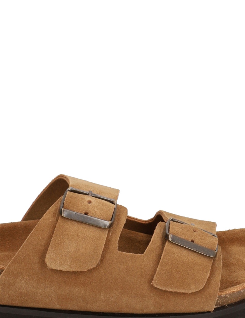 Veloursleder Pantoffel