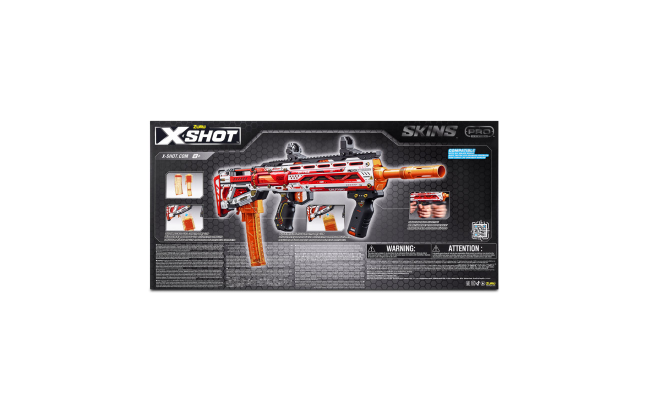 X-shot Skins Pro Longshot met 40 darts