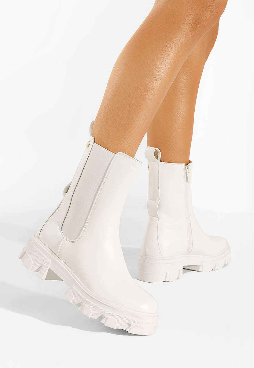 Bottines femme blanches Doja