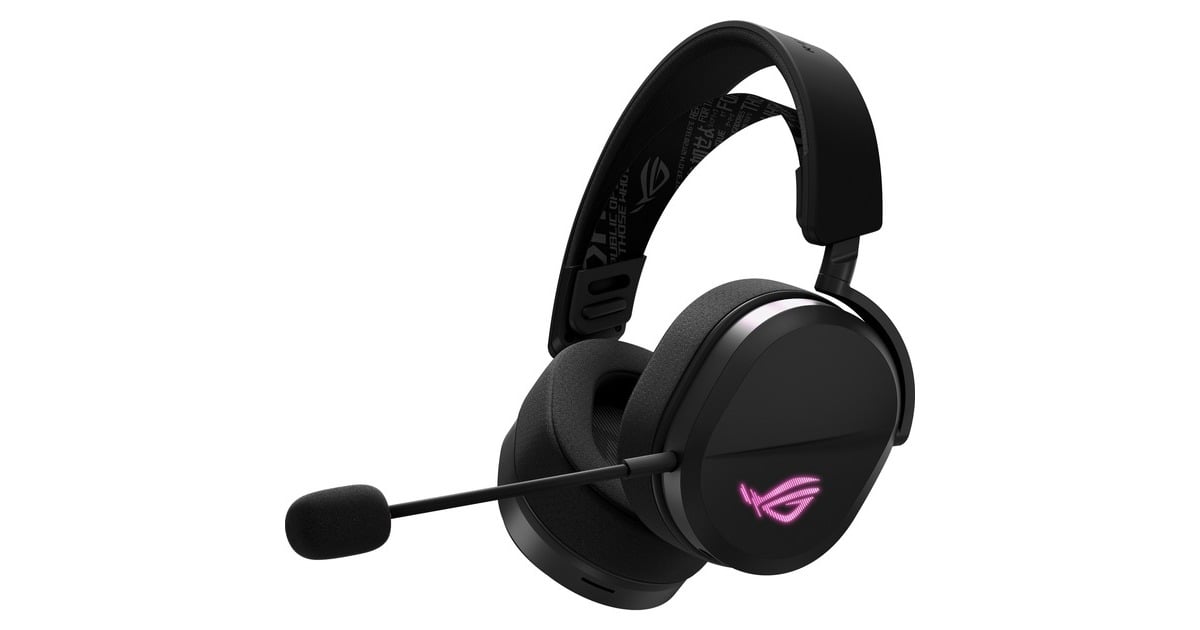 ASUSROG Pelta over-ear gaming headset  (Zwart, 2,4 GHz / Bluetooth, Pc, PlayStation 4, PlayStation 5, Nintendo Switch)