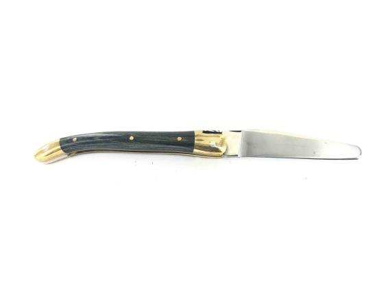 Laguiole ENFANT 9 cm - 2 mitres - Stamina Bleu Couteau de Poche Forge de Laguiole