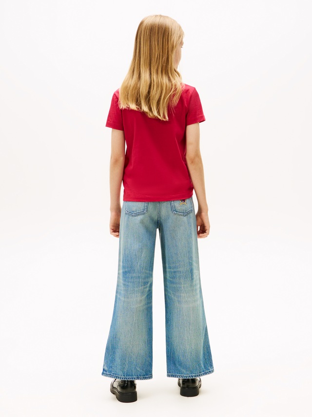 Tommy Hilfiger T-Shirt »RHINE STONE FLAG TEE S/S«, Kinder bis 16 Jahre