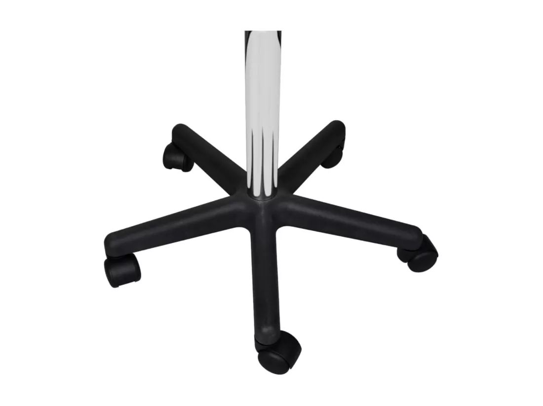 Tabourets de bureau 2 pièces Noir 35,5x84 cm Similicuir