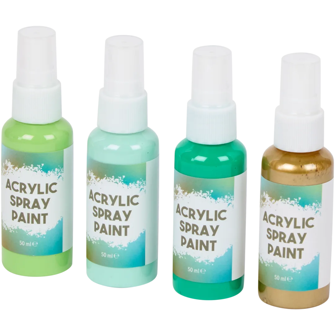 Acrylspray 4 x 50 ml | diverse kleuren