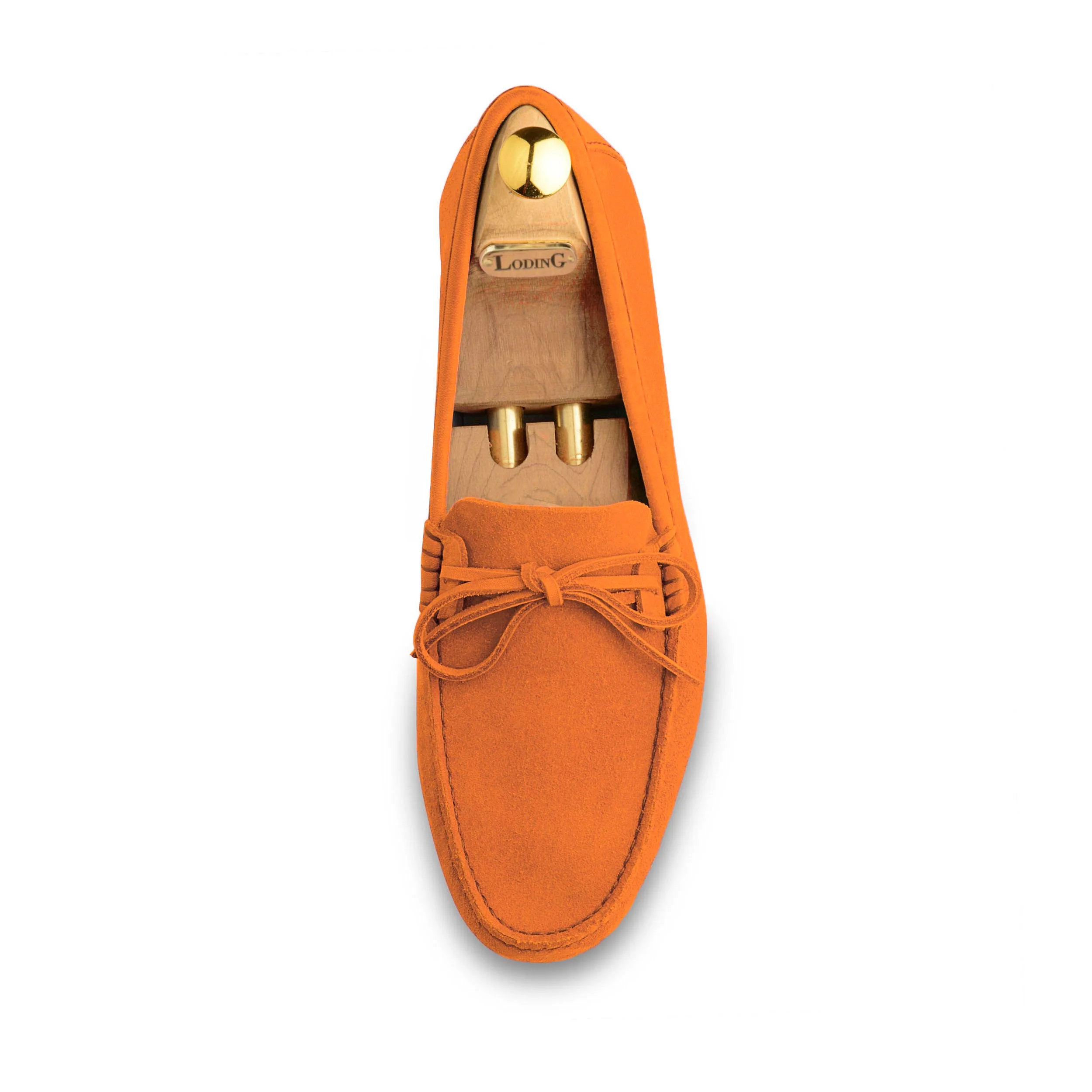 Mocassin Bahia 819 veau velours orange