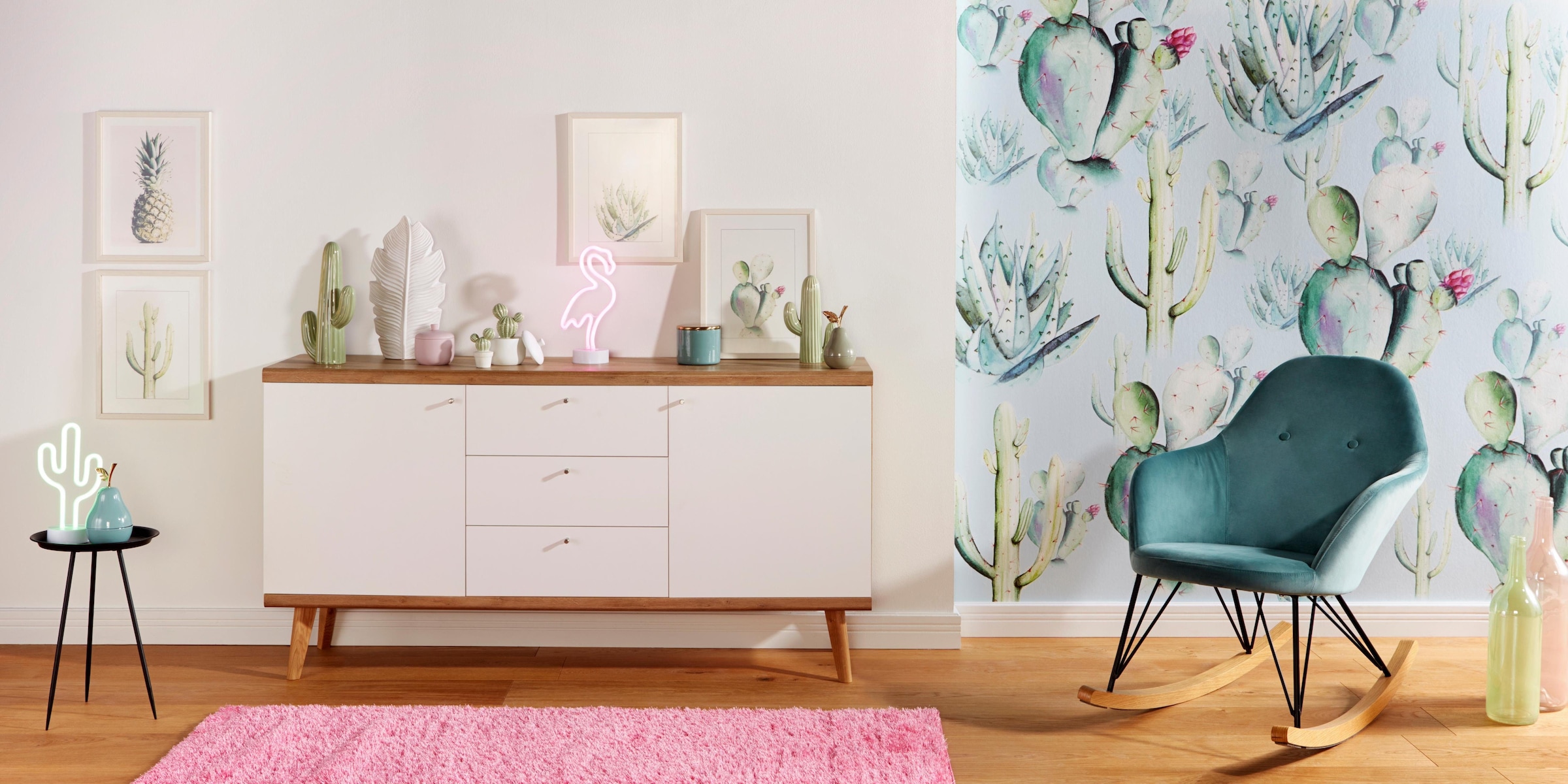 andas Sideboard »Merle« im skandinavischen Design, Breite 160 cm