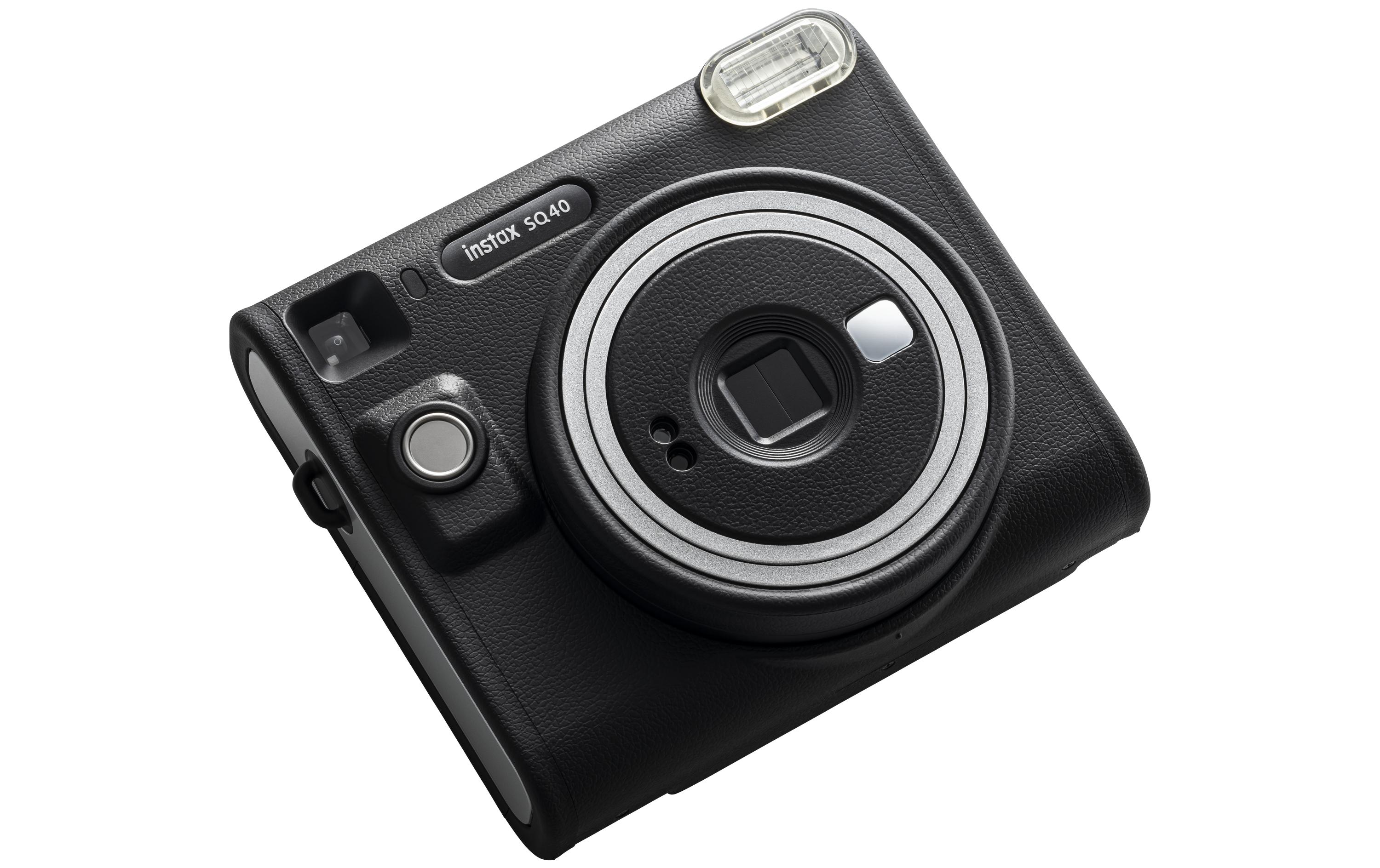 Fotokamera Instax Square SQ40 Schwarz<br>Erfassen Sie Ihr wahres Ich – Must-Have Kamera mit Nostalgie-Feeling