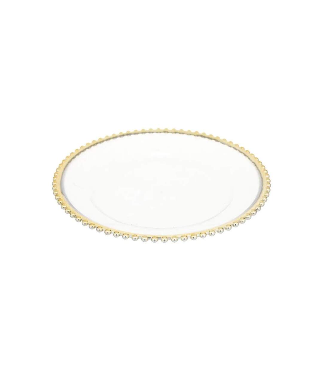Assiette de Présentation Manoir d'Hiver 33cm Or