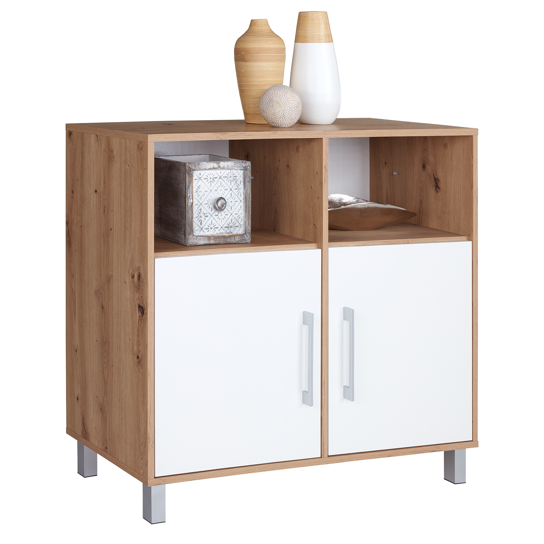 Kommode - Artisan Eiche-alpinweiß - 99 cm breit