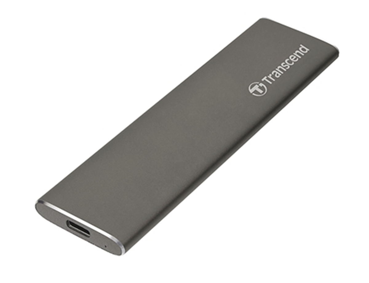 Transcend SSD Externe - 960 Go - USB 3.1 Gen 2 - Argent