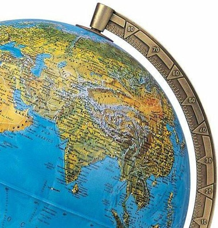 Wereldbol - Astra - Politiek en Reliëf - Diameter 30 cm - Lichtgevend
