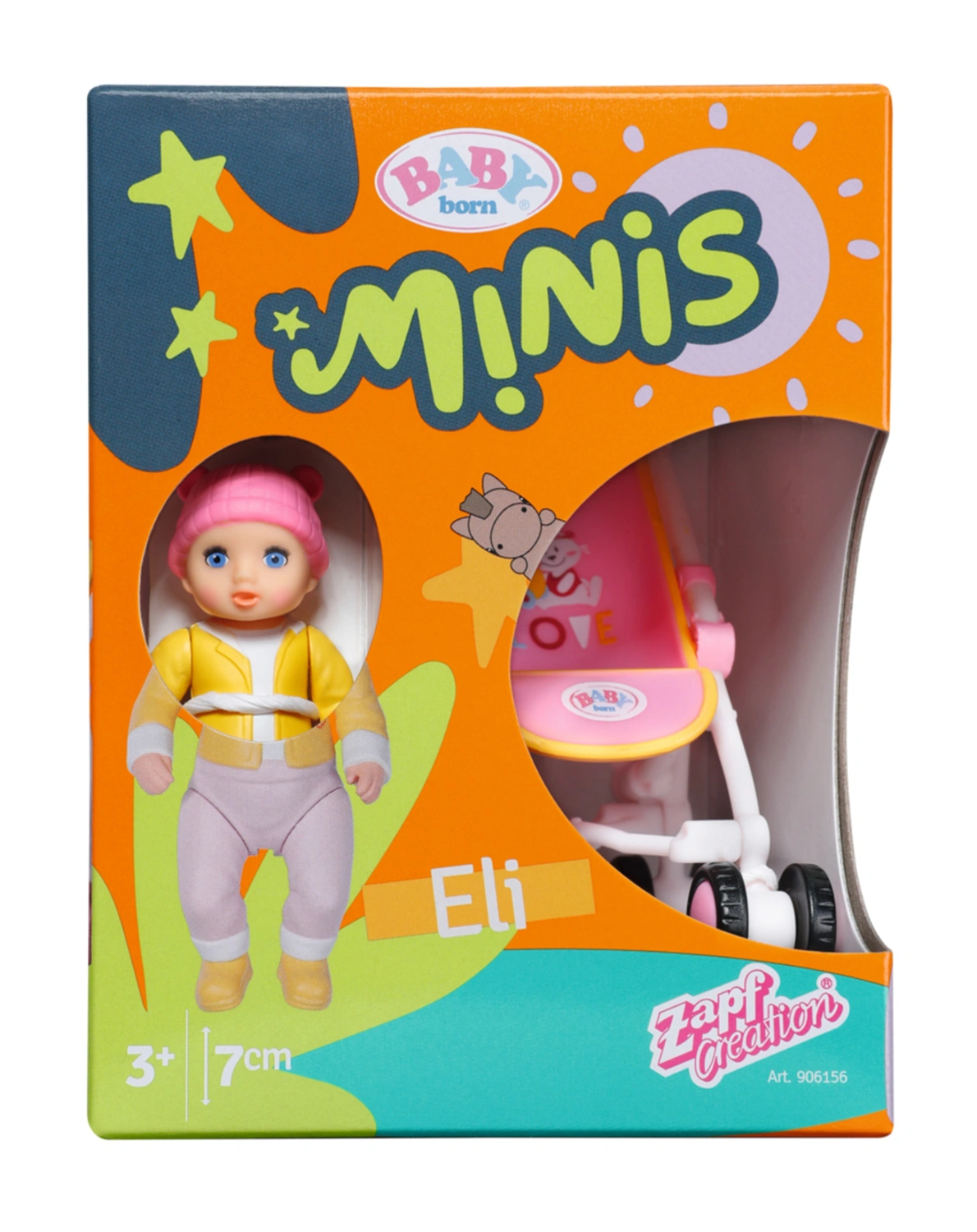 BABY born® MINIS - Puppen-Spielset STROLLER