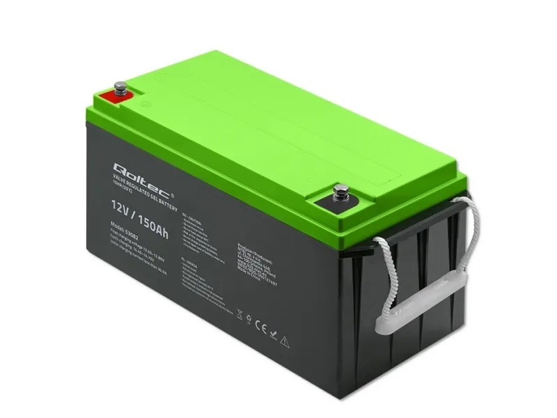 Qoltec - UPS-batteri - 12 V, 41,8 kg - gele - 150 Ah