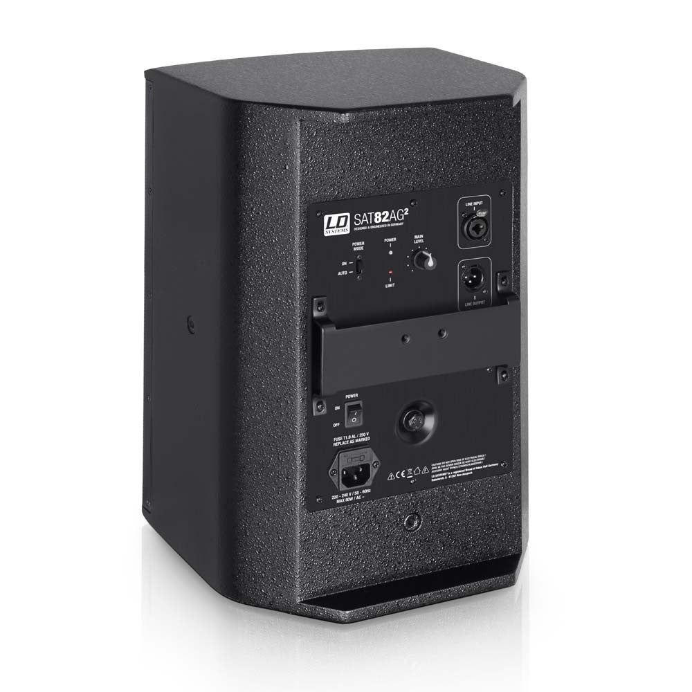 LD Systems SAT 82 A G2 8 inch actieve installatie monitor, zwart (per stuk)