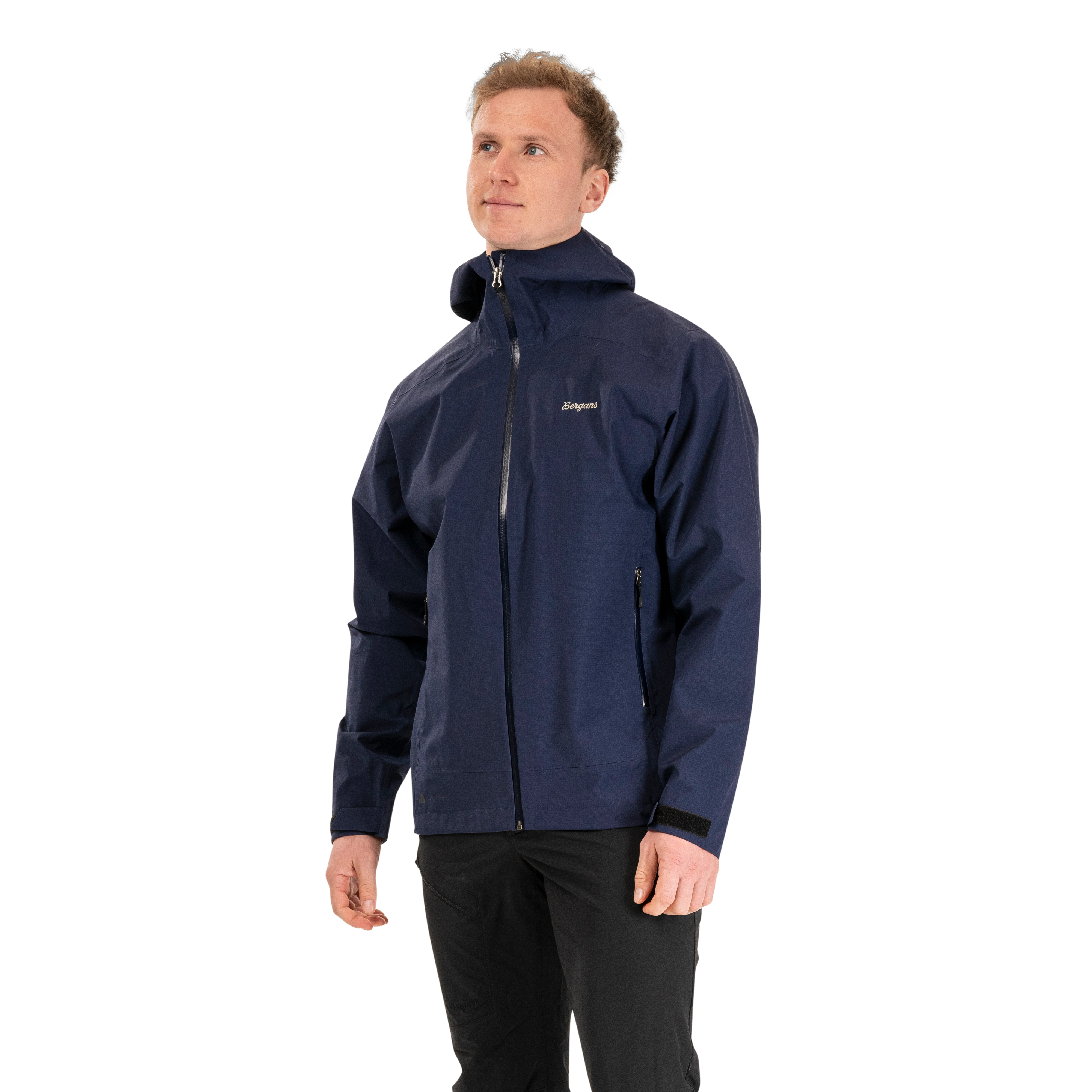Essentials 3L Shell Jacket Men Navy Blue