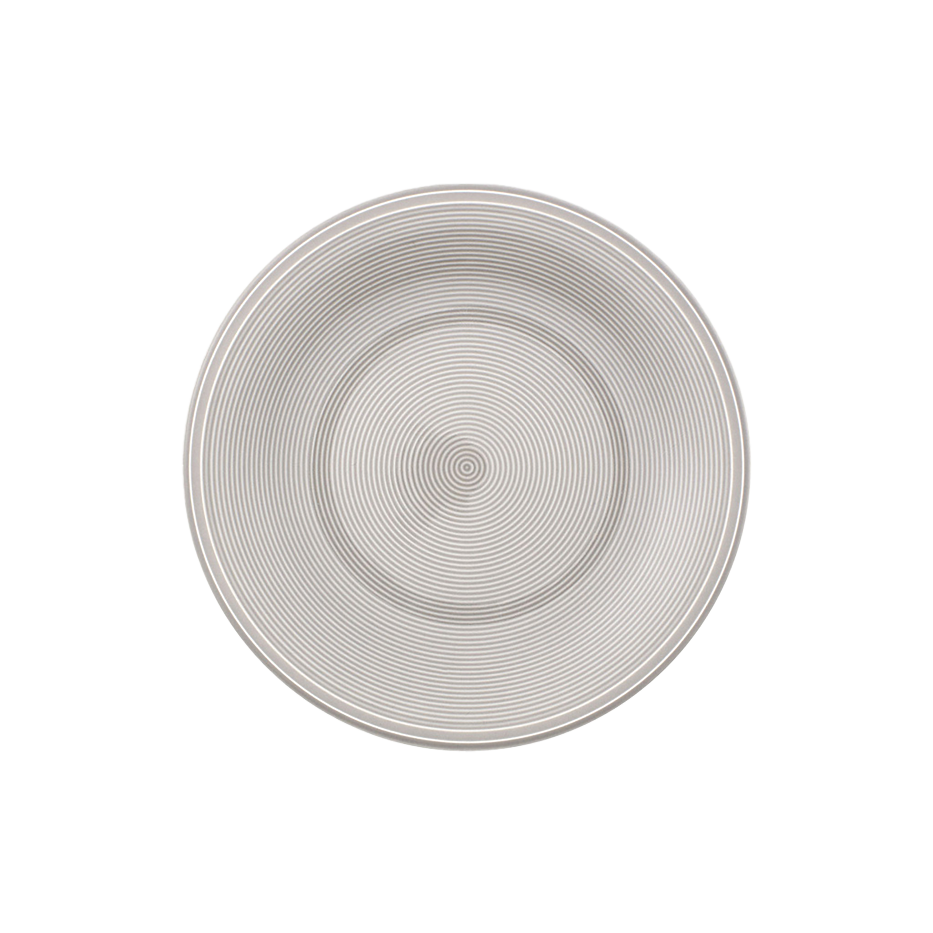 Color Loop Appetizer and dessert plate Grey, 8.4'', Premium Porcelain