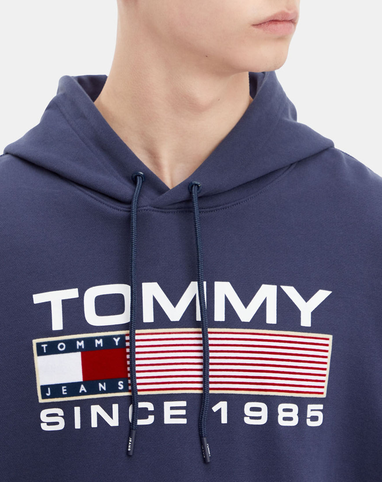 Tommy Jeans Sweat tjm reg athletic logo bleu marine