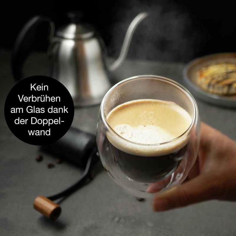 Moritz & Moritz Barista Roma Thermo-Cappuccino Gläser 6tlg.