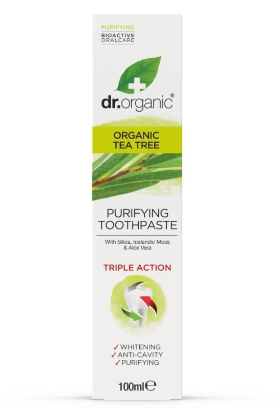 dr organic Tandpasta Tea Tree 100ml