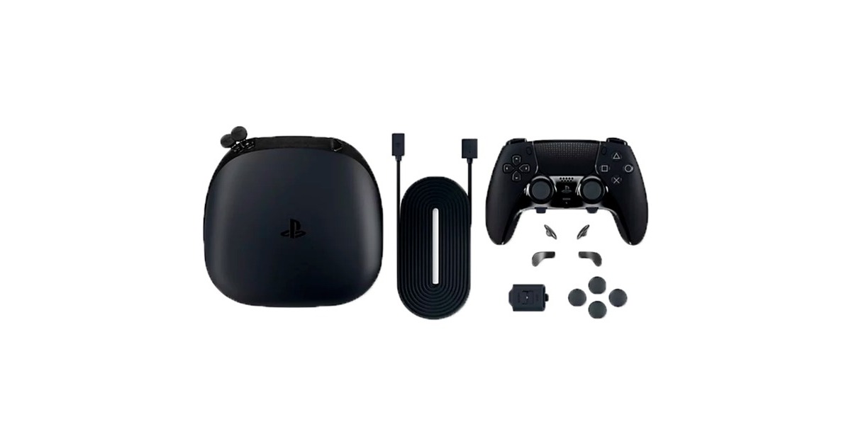 SonyDualSense Edge draadloze controller – Midnight Black  (Zwart)