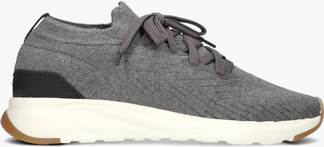 grijze nubikk lage sneakers weston knitto
