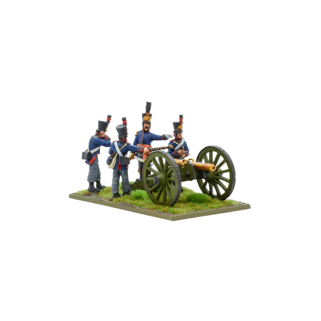 Black Powder - Waterloo - Napoleonic Dutch-Belgian Foot Artillery with 6-pdr
