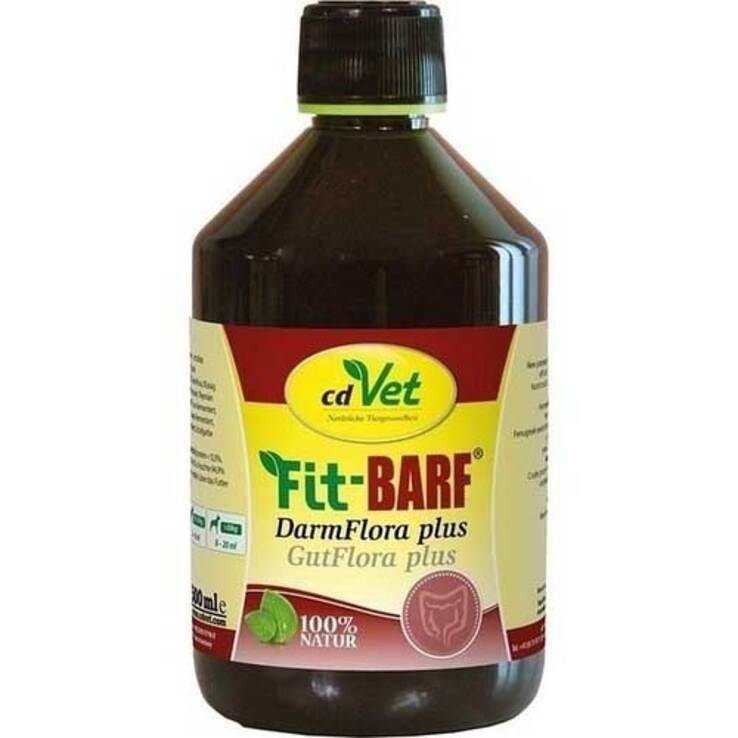 Fit-Barf Darmflora plus flüssig für Hunde und Katzen, 500 ml