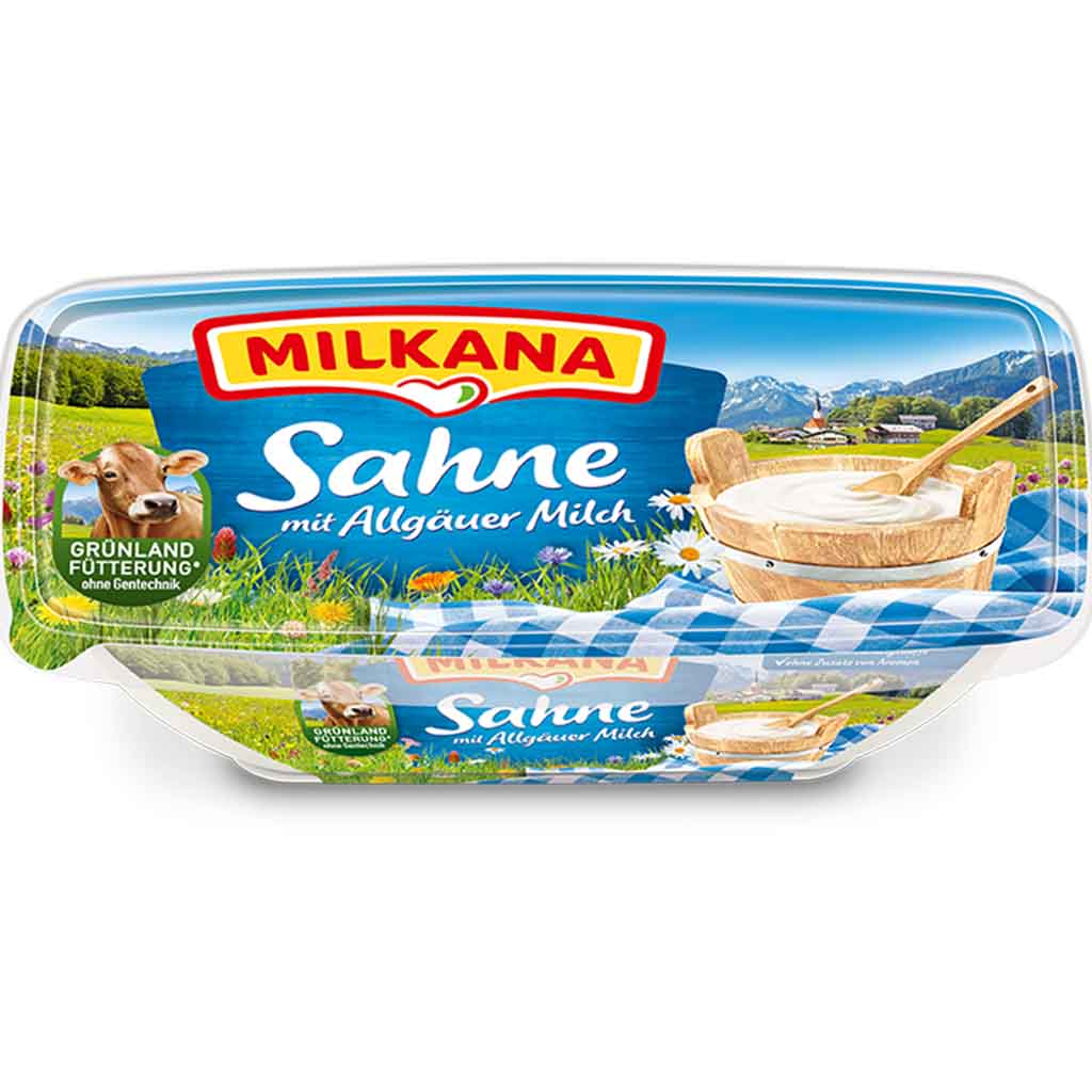 Milkana Schmelzkäsezubereitung Sahne 190g MHD:6.4.25