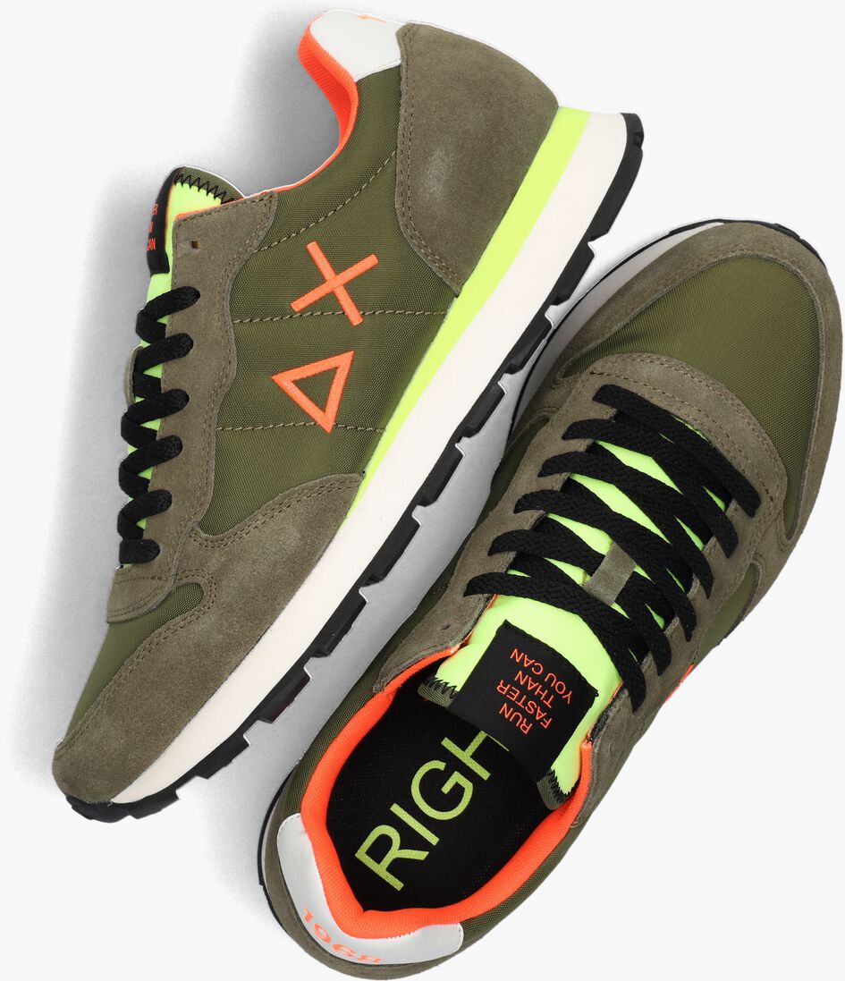 SUN68 groene sun68 lage sneakers tom fluo