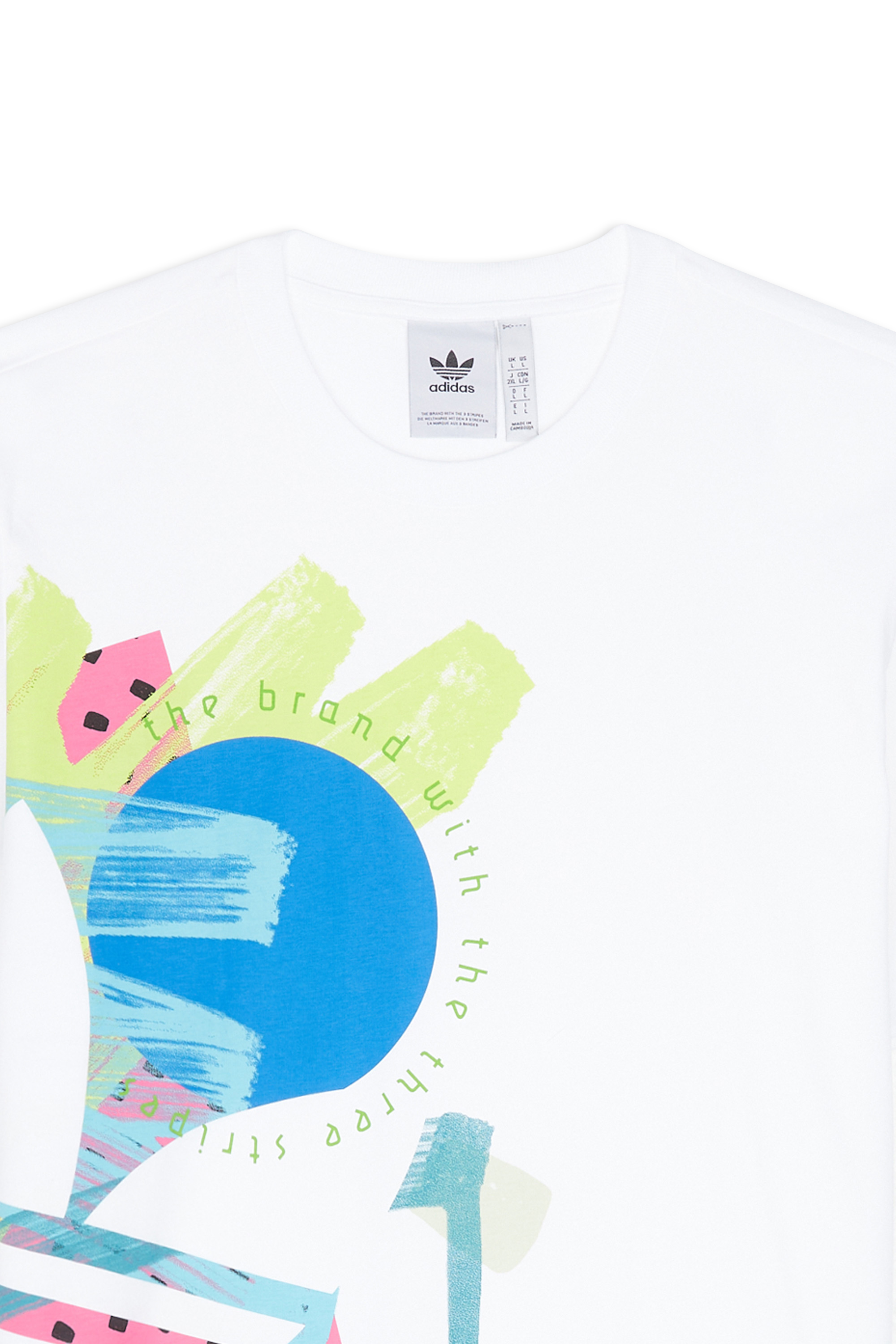 ADIDAS T-shirt  RETRO Multicolore