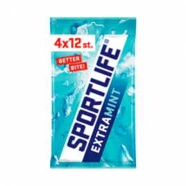 Sportlife Extramunt suikervrije kauwgom 4-pack