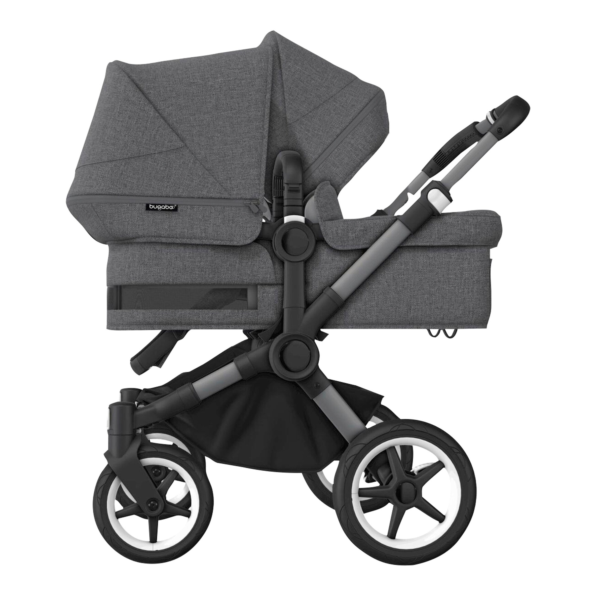 Bugaboo - DONKEY 5 Geschwisterwagen Bundle Duo graphite / grey melange