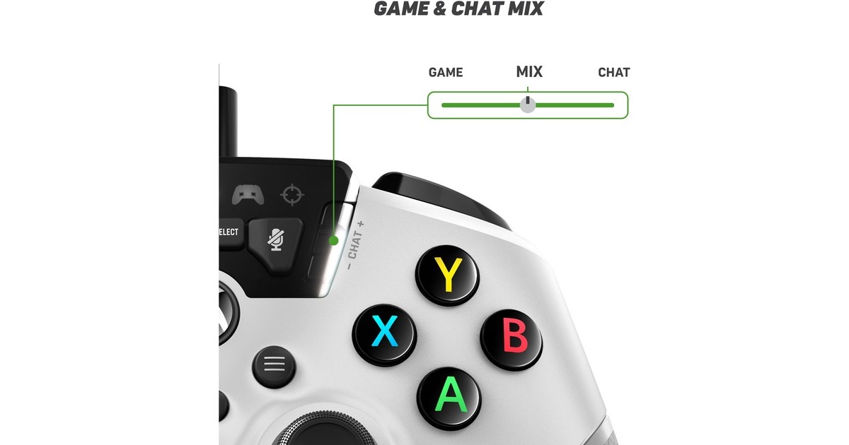 Turtle BeachRECON Controller wit  (Wit, Xbox Series X, Xbox Series S en Xbox One | Windows 10)
