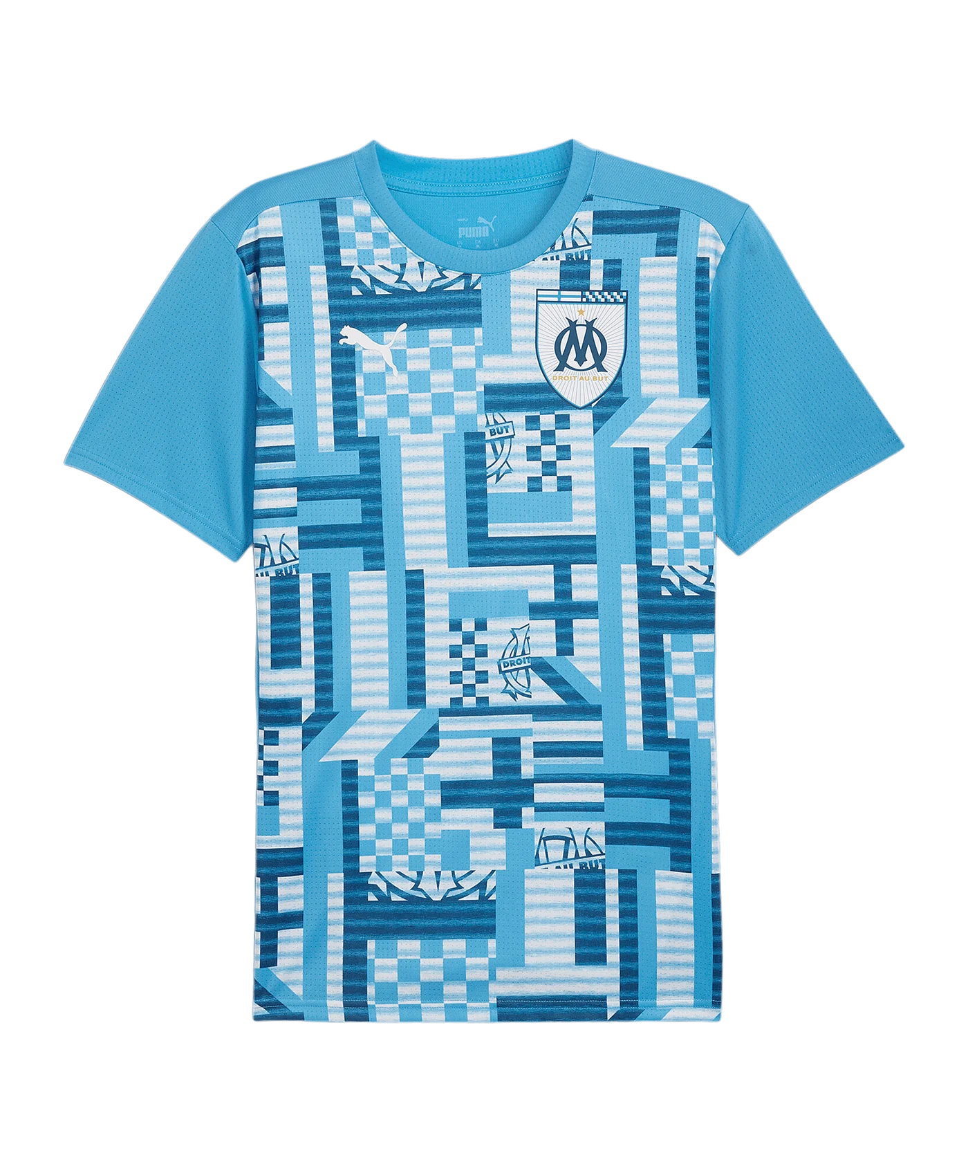 PUMA Olympique Marseille Prematch Shirt 2024/2025 Blau F23