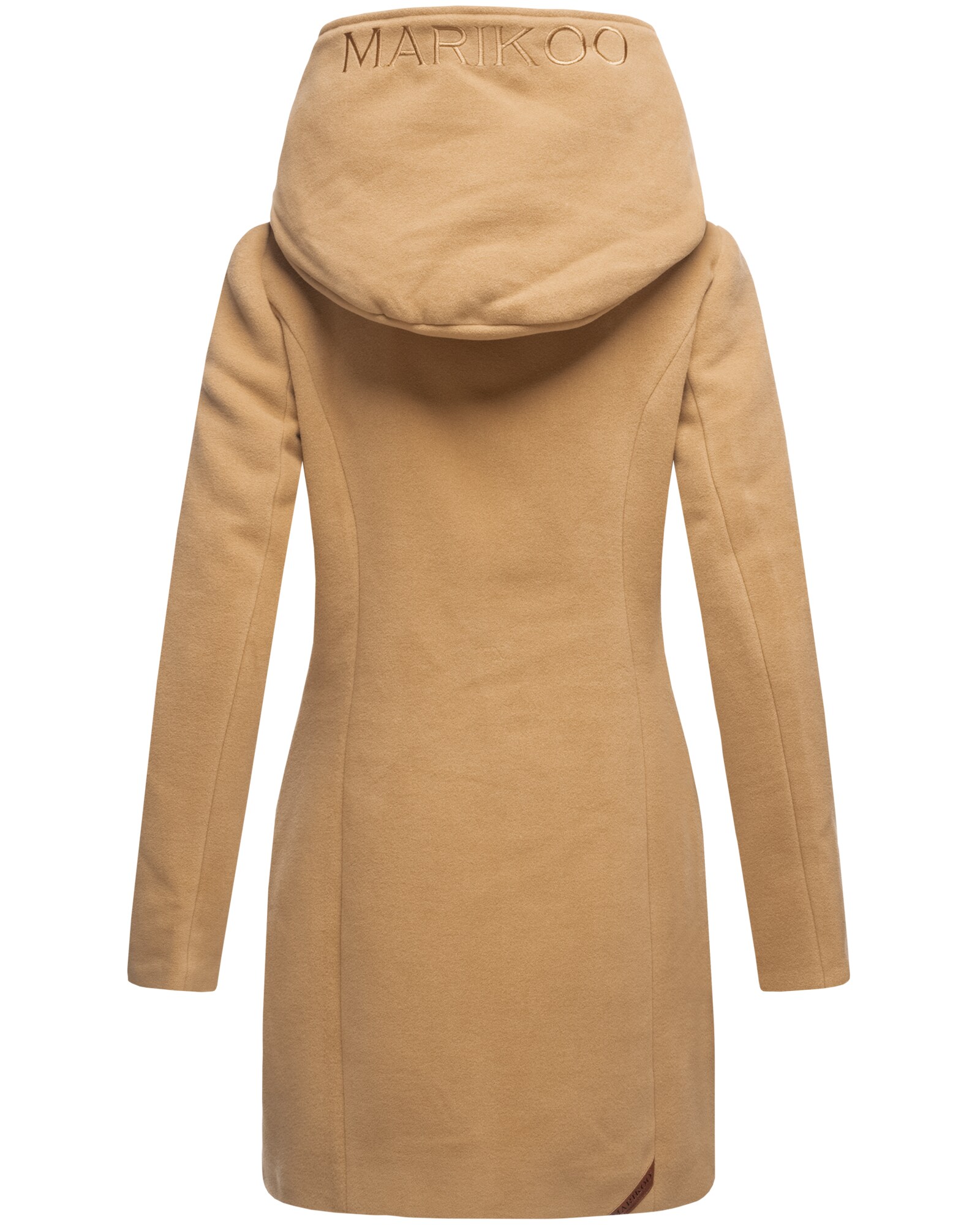 MARIKOO Damen Hochwertiger Wintermantel Mantel Trenchcoat Mit Kapuze Maikoo