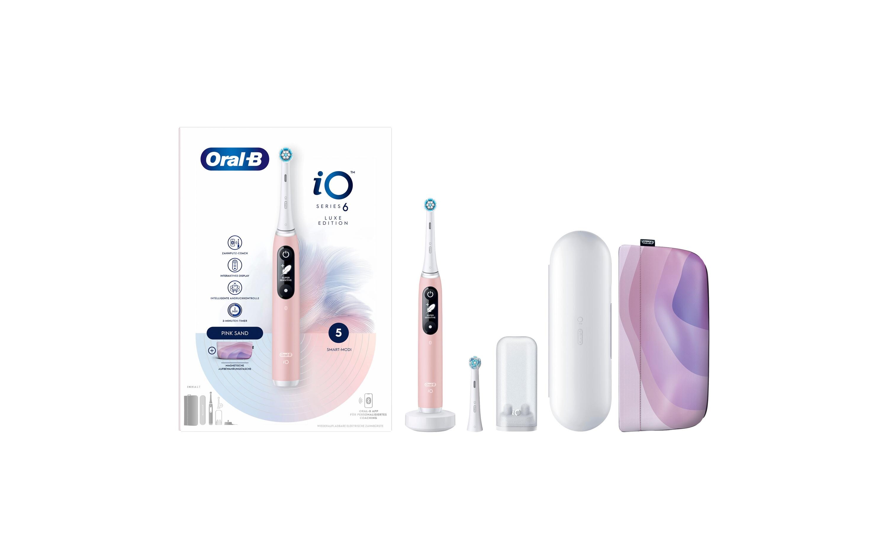 Elektrische Zahnbürste iO Series6 Pink Sand<br>Rotationszahnbürste