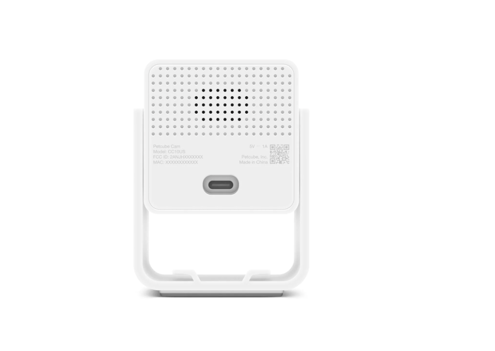 Smarte Haustier Kamera 1080p HD mit 2-Wege-Audio / Nachtsicht (iOS/Android) - Weiss