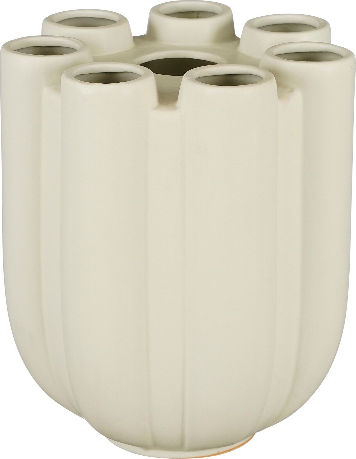 Mica Decorations tulpenvaas Minda wit D 28 H 33,5 cm
