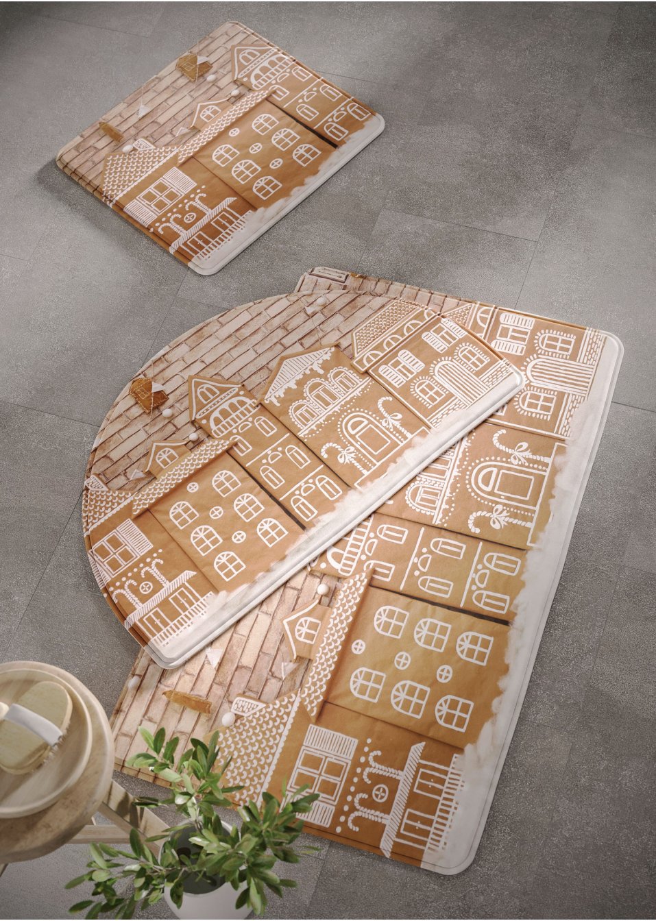 Tapis de salle de bain à mémoire de forme