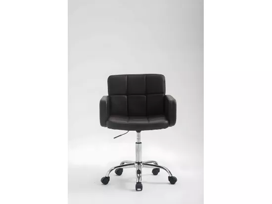 Chaise de bureau - Similicuir & Métal chromé - Los Angeles
