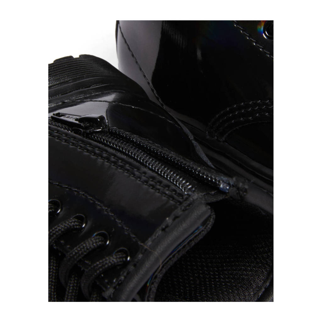 Dr. Martens 1460 T Peuter leren veterboots zwart rainbow