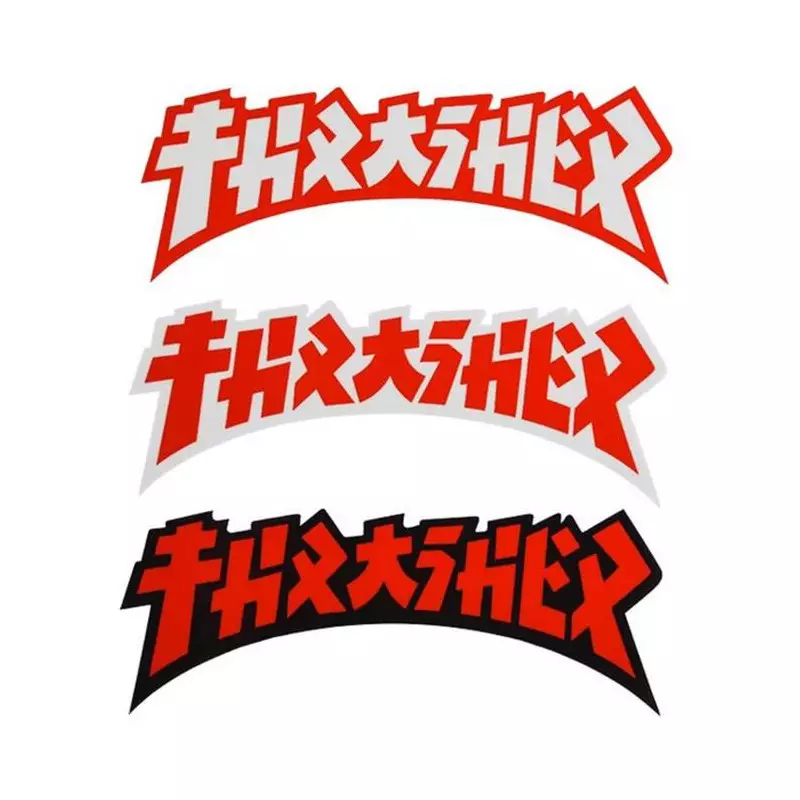 Stickers THRASHER (Pack De 25) Godzilla Die Cut