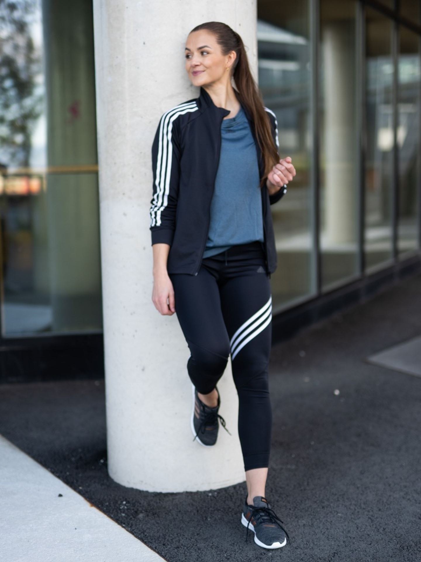 3 stripes Designed to Move Sport Track Top