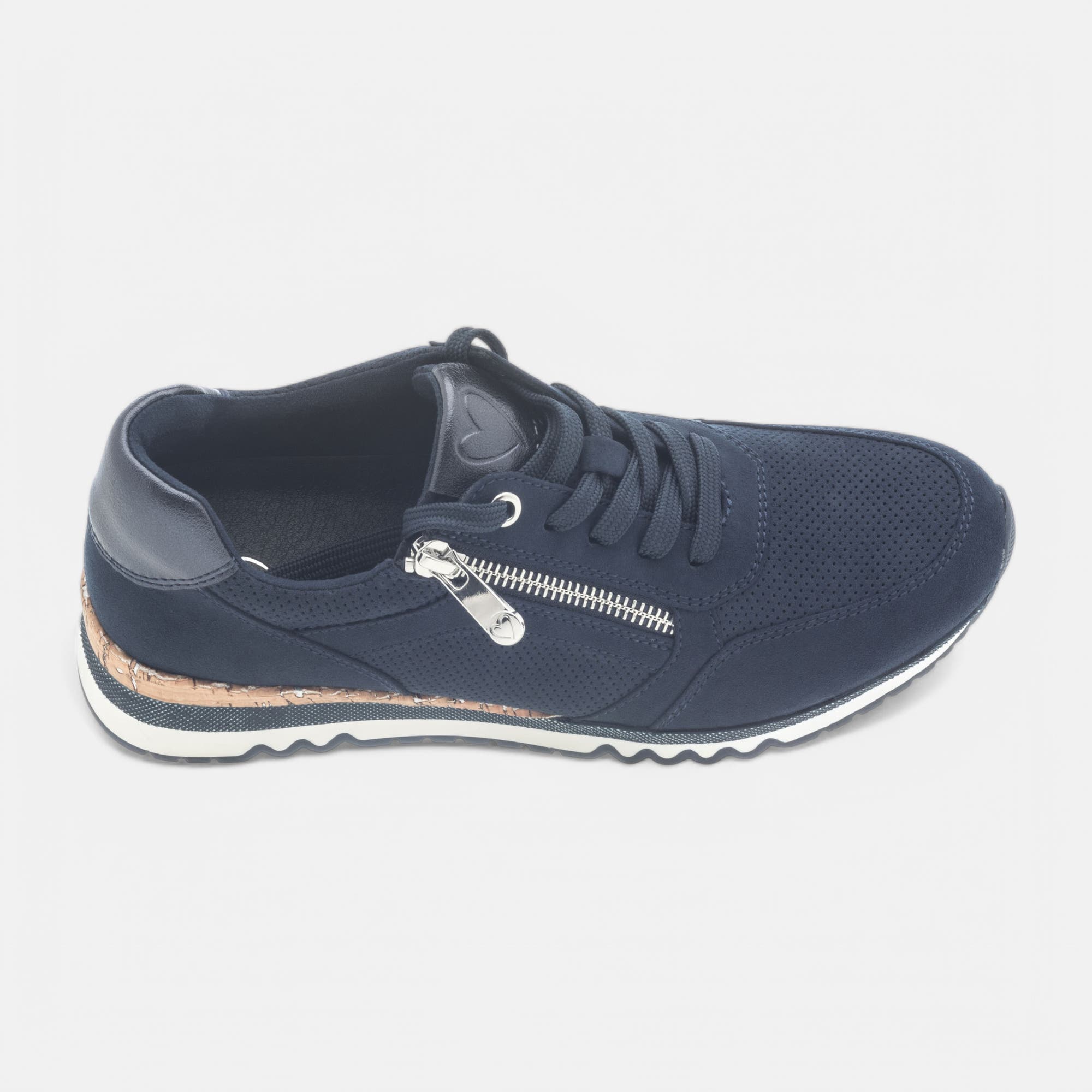 Baskets basses Femme bleu marine