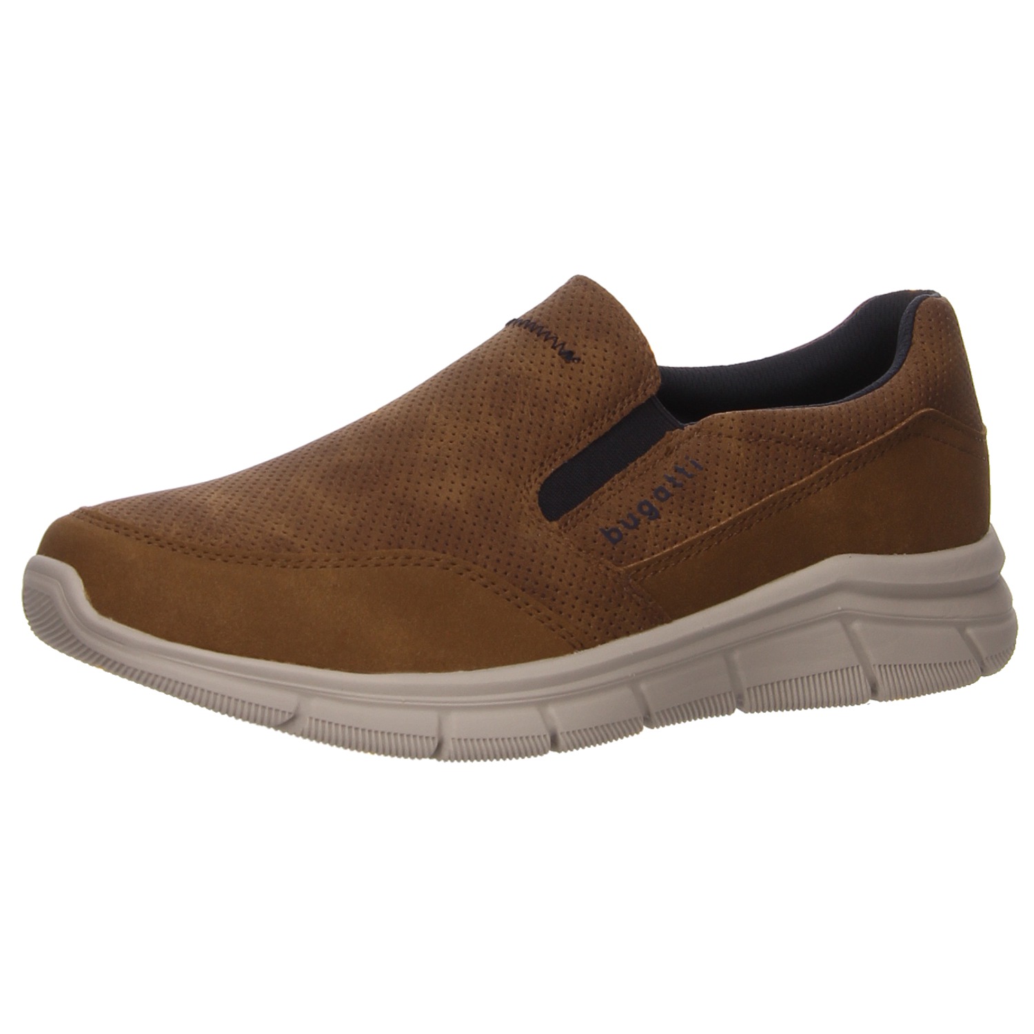 Bugatti Slipper cognac braun