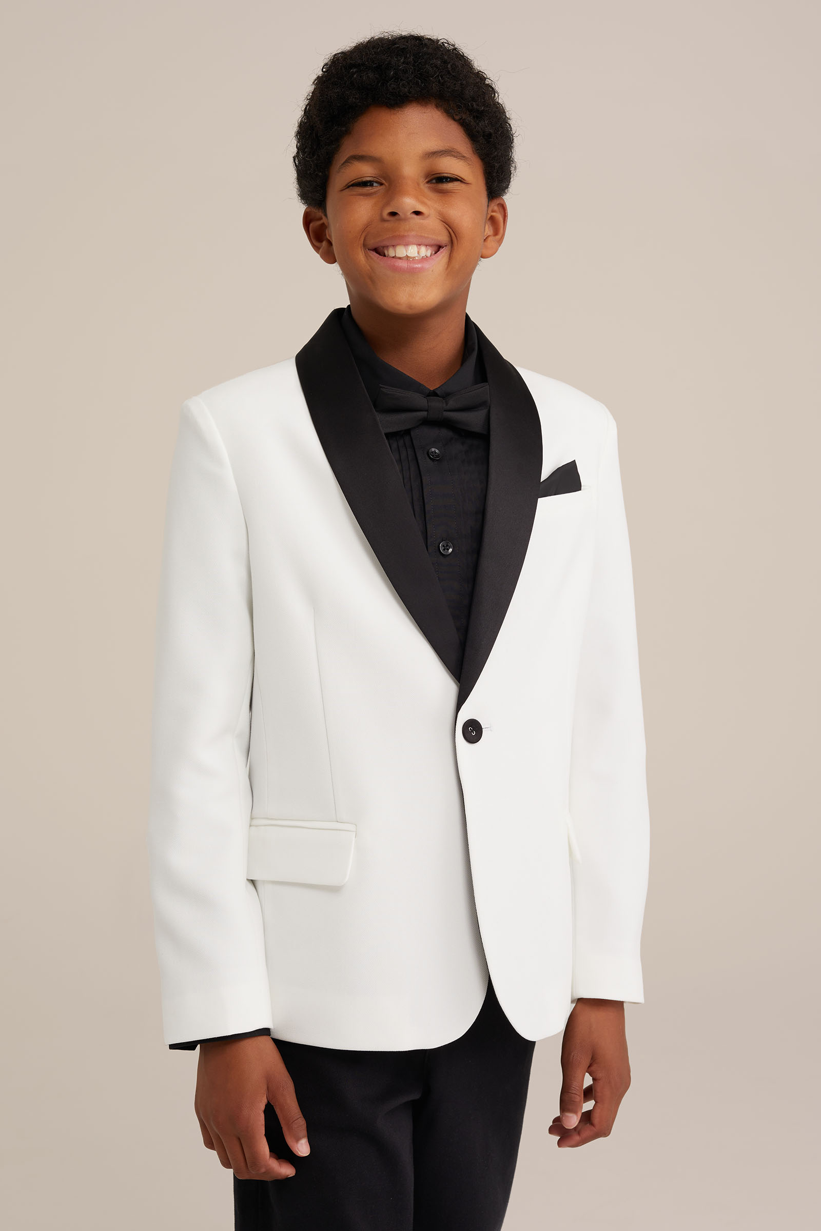 Jongens smoking blazer WE Fashion Wit